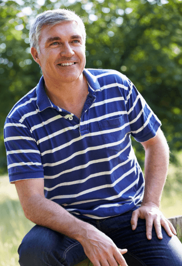 Testimonial portrait photo for Sam